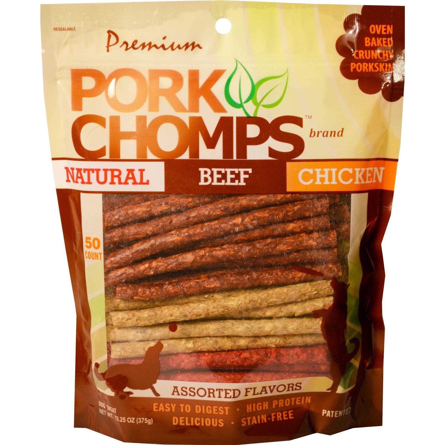 Pork Chomps Premium Assorted Munchy Sticks - Healthber