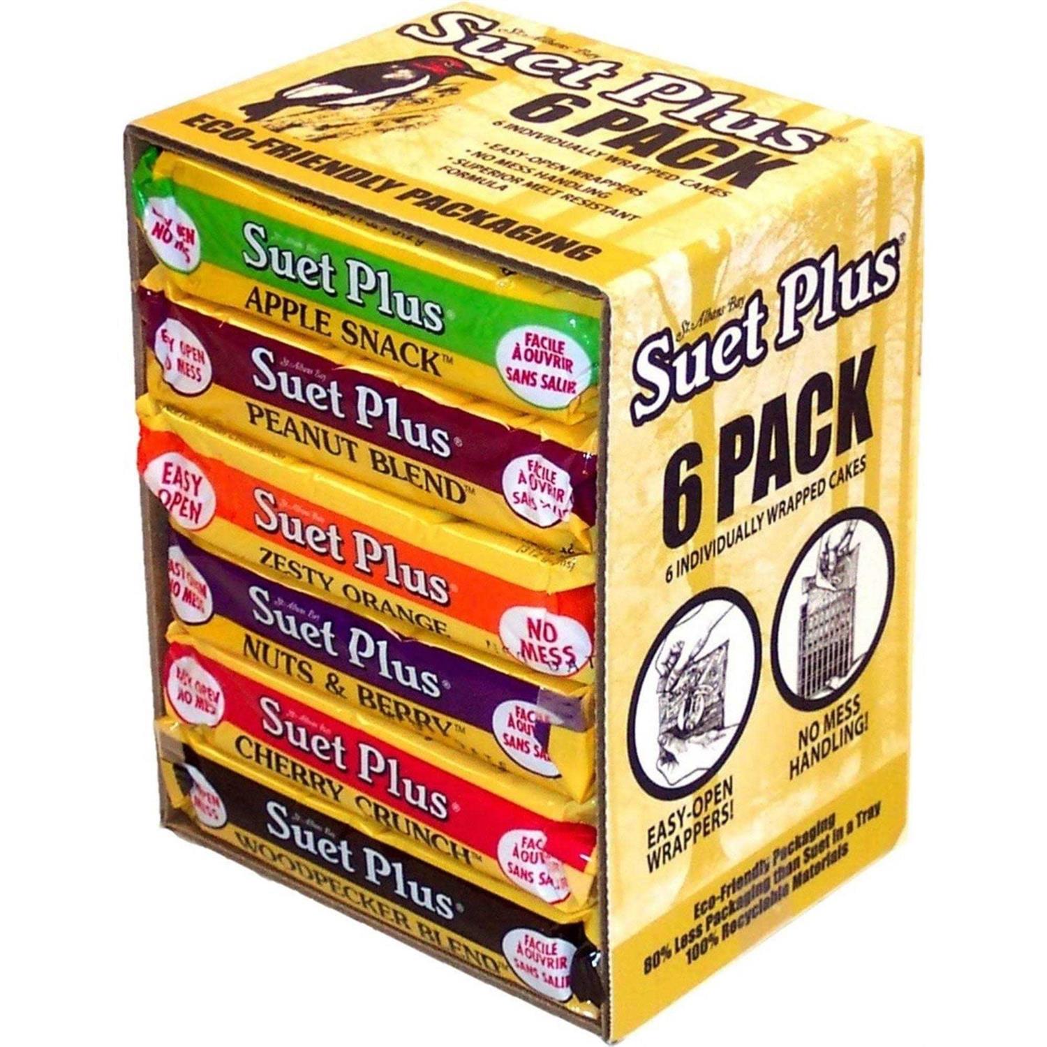 Suet Plus Variety 6 Pack - Healthber