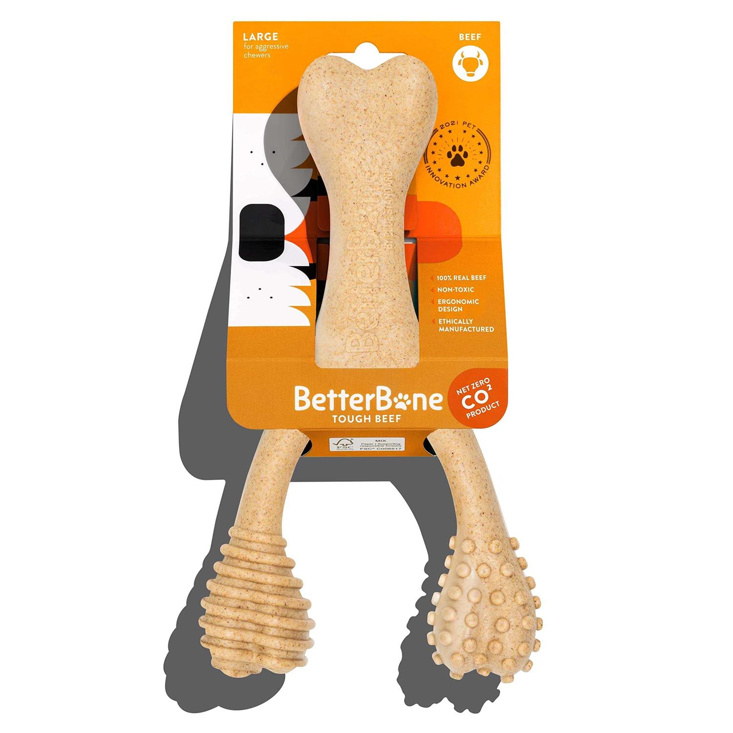 BetterBone Tough Dog Chew Beef - Healthber
