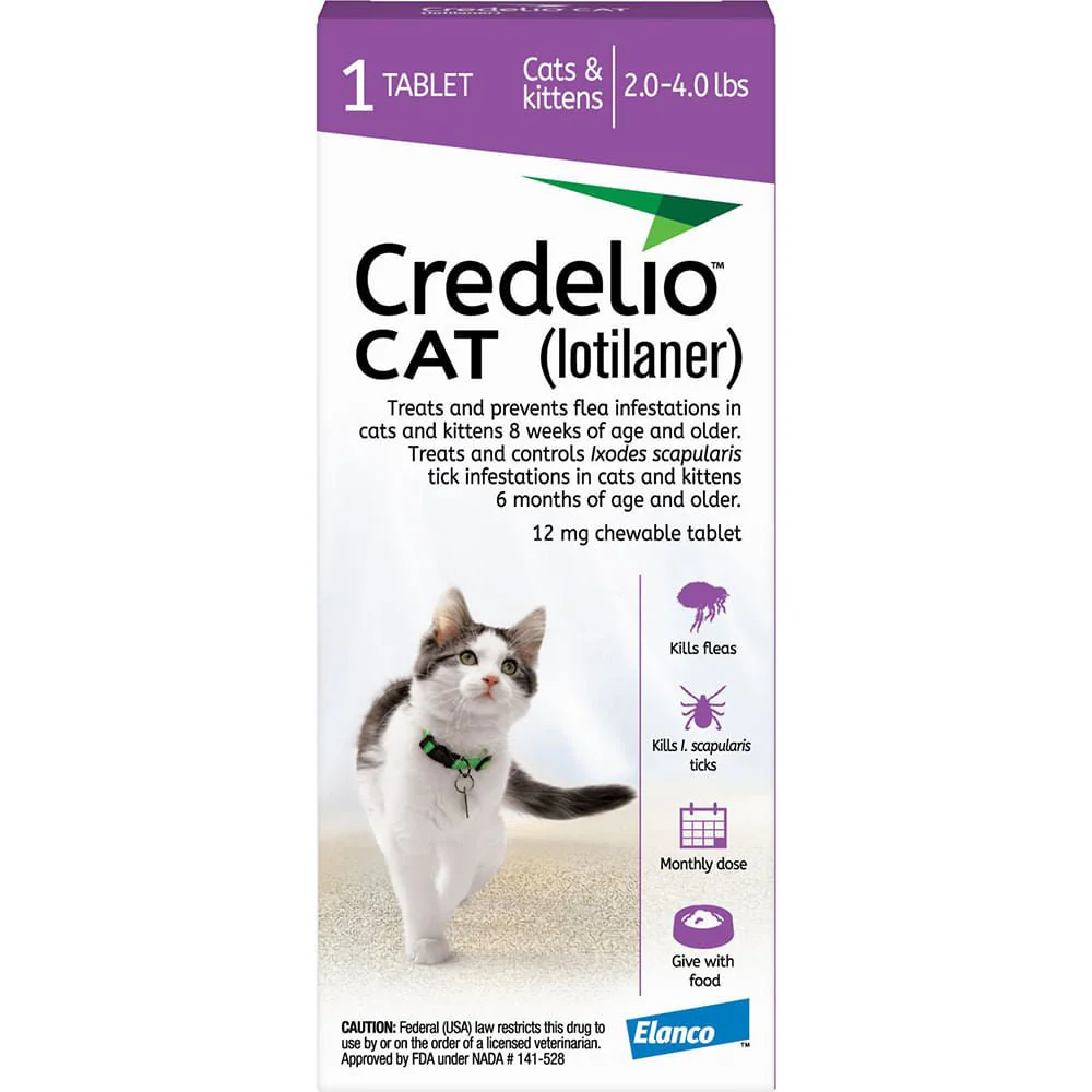 Rx Credelio Tablets for Cats - Healthber