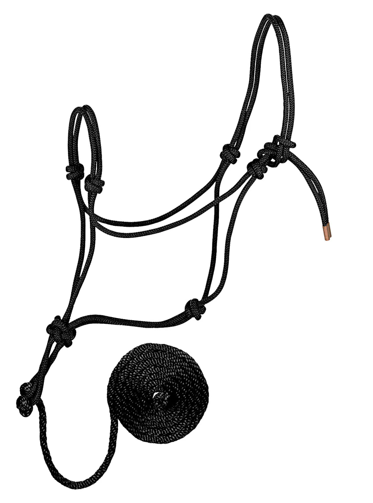 Weaver Leather Diamond Braid Rope Halter with Lead - Healthber