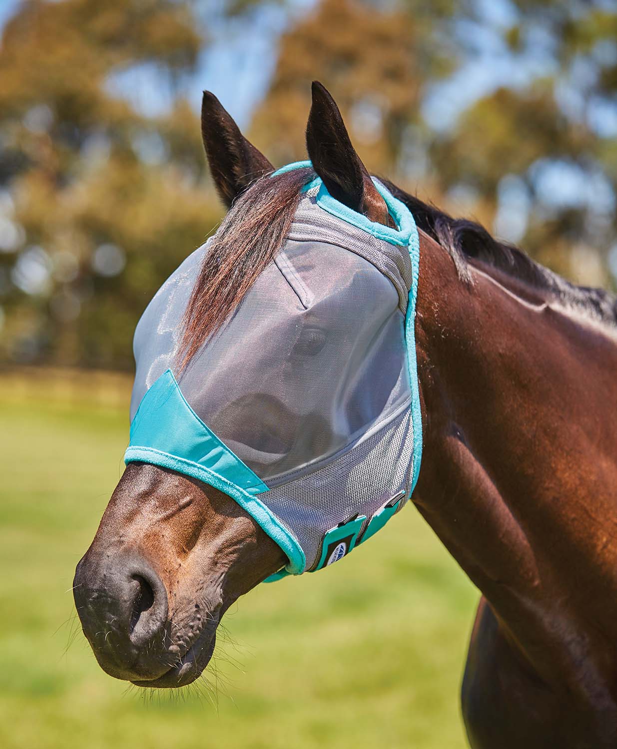 Weatherbeeta ComFITec Deluxe Fine Mesh Horse Fly Mask - Healthber