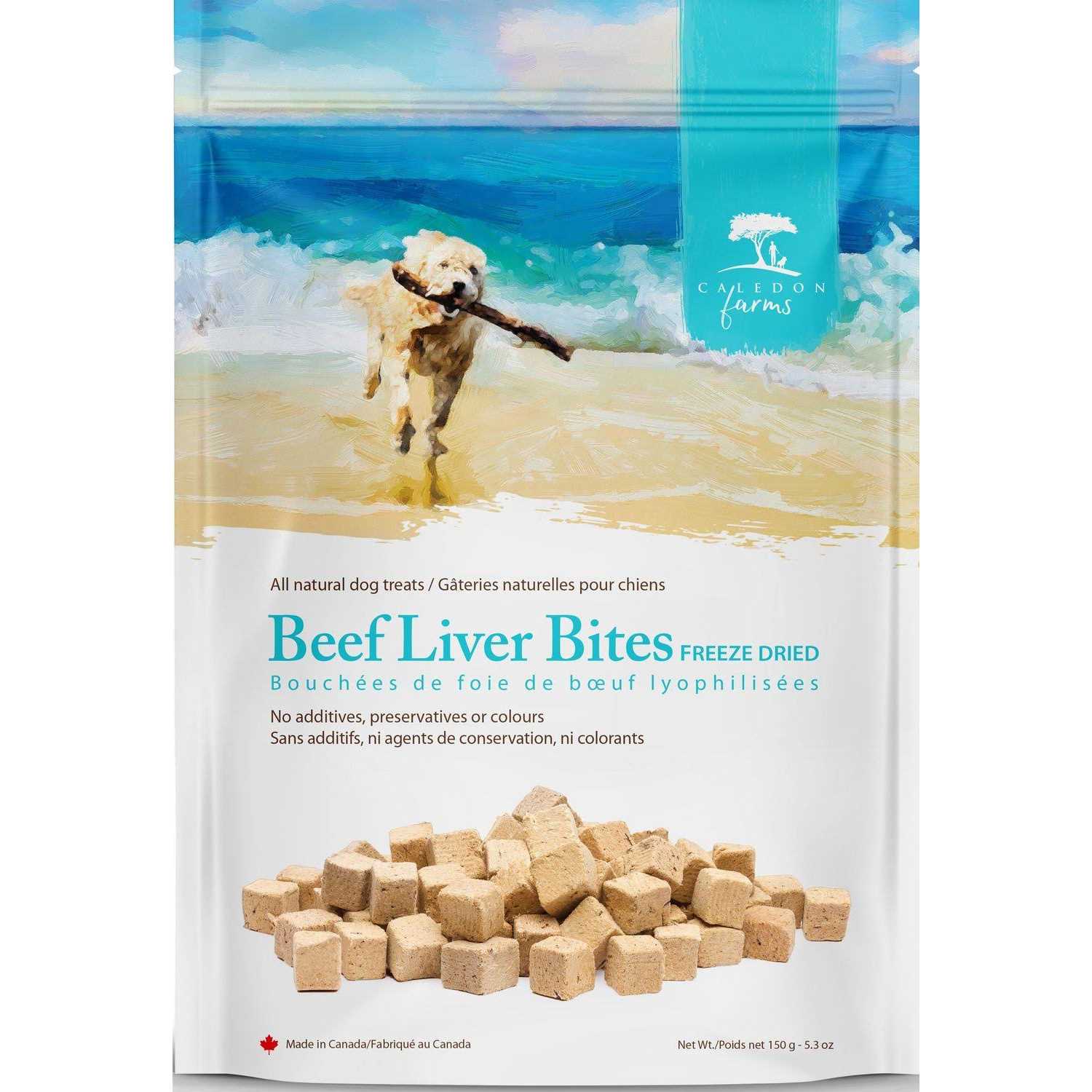 Caledon Farms Beef Liver Bites - Healthber