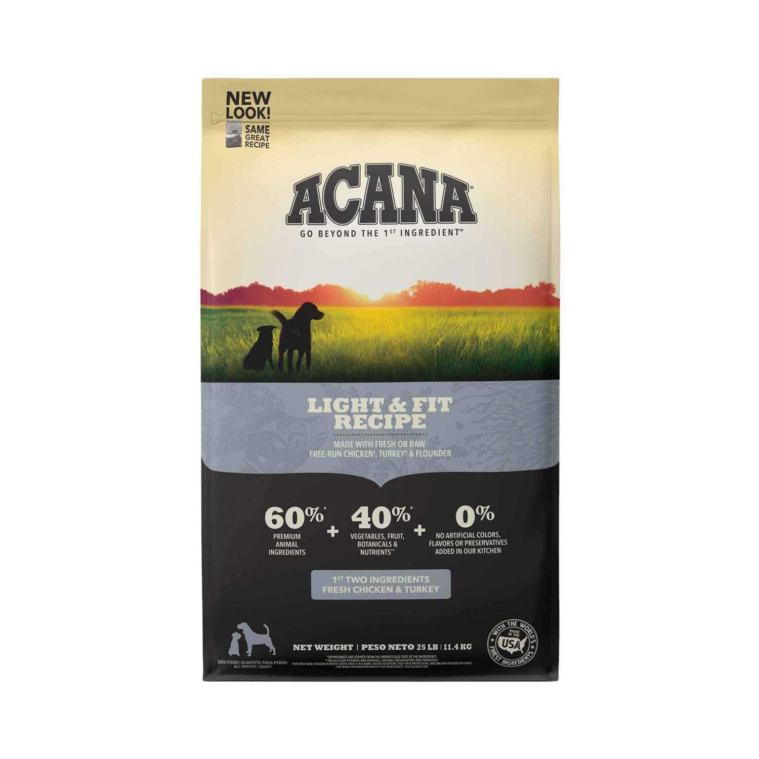 Acana Light & Fit Dry Dog Food - Healthber
