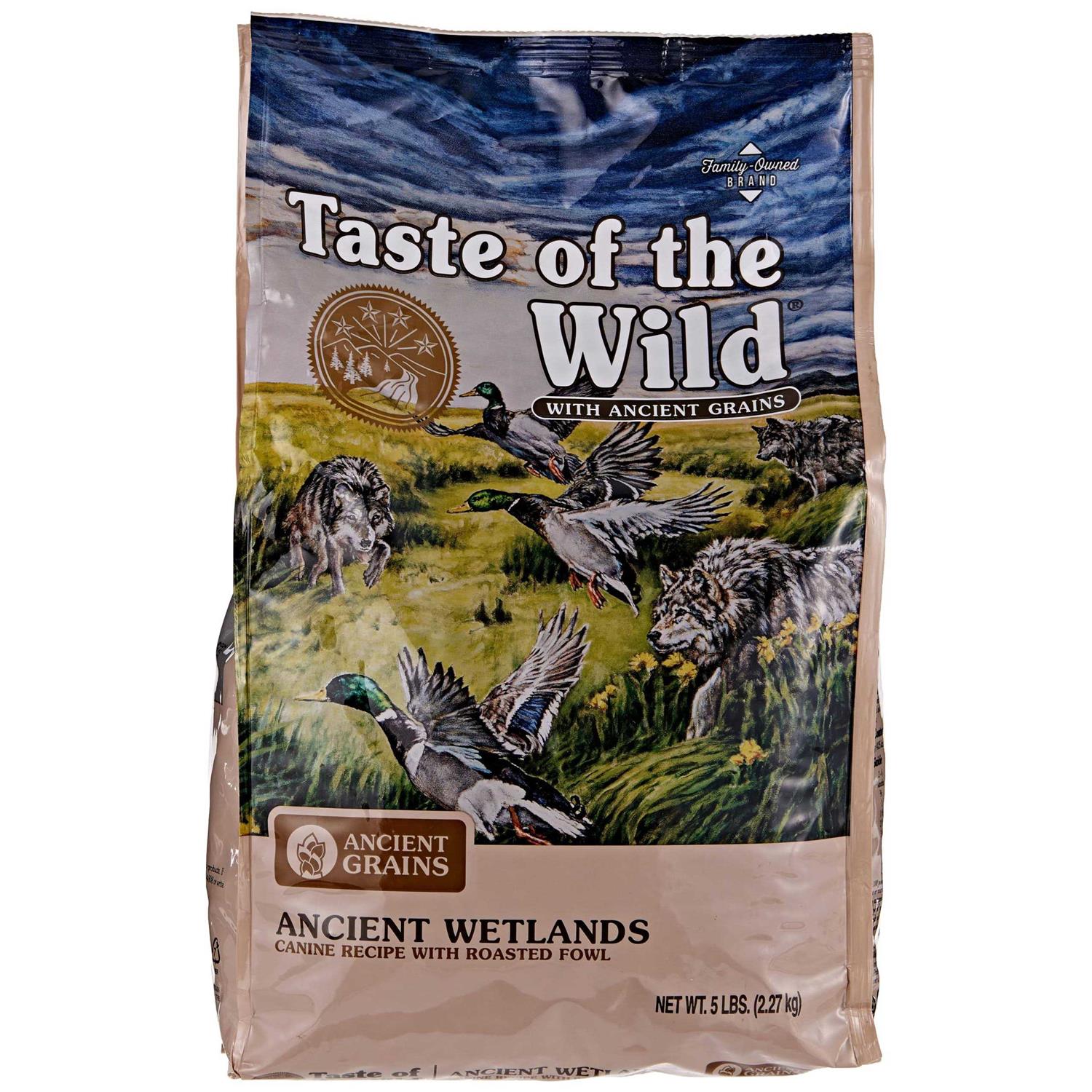 Taste of the Wild Ancient Wetlands with Ancient Grains Dry Dog Food - Healthber