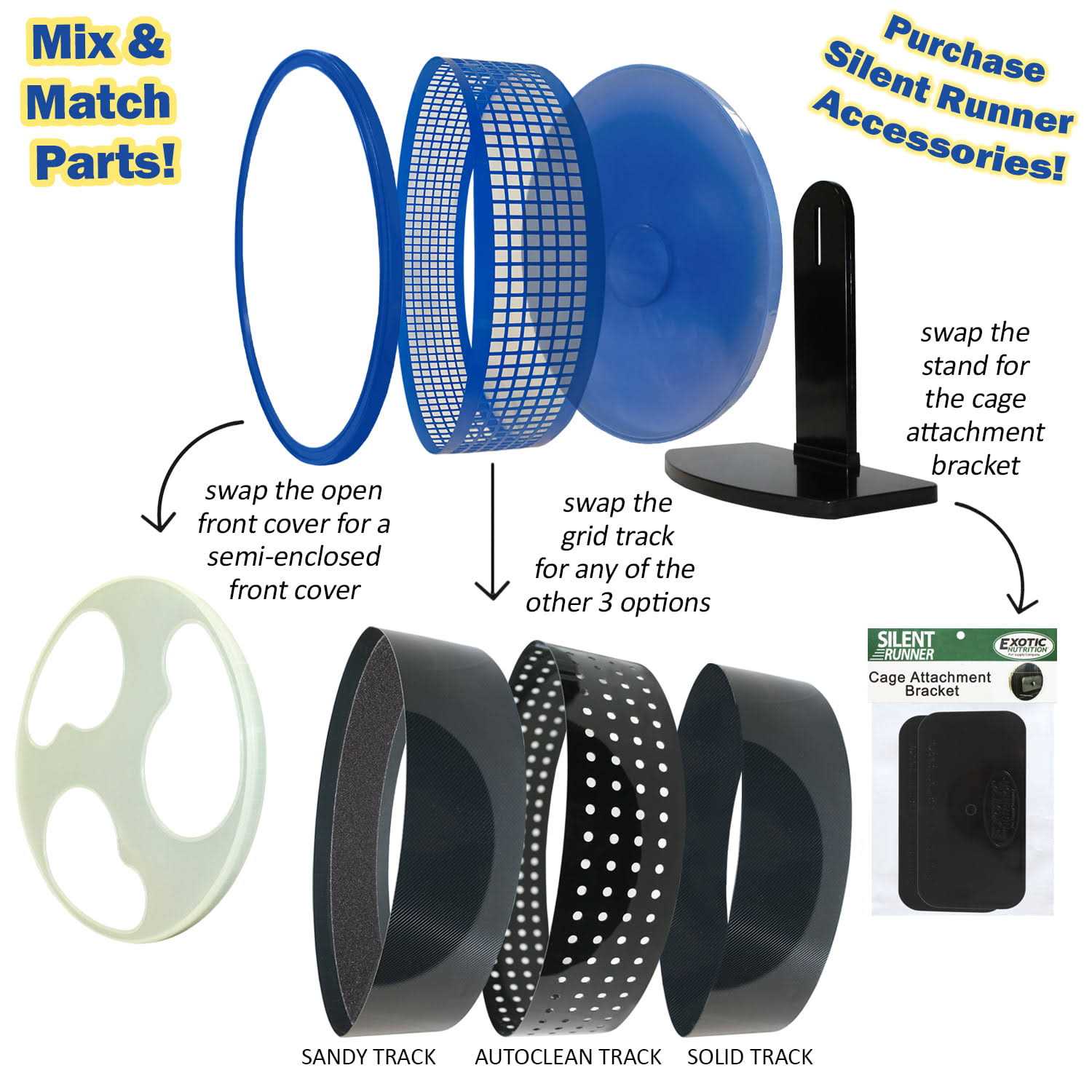 Exotic Nutrition Silent Runner Pro Wheel - Healthber