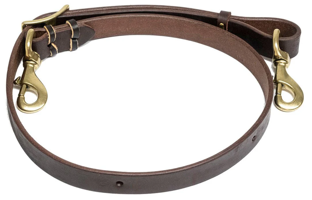 Poplar Head Saddlery Oiled Harness Leather Horse Tie Down Strap - Healthber
