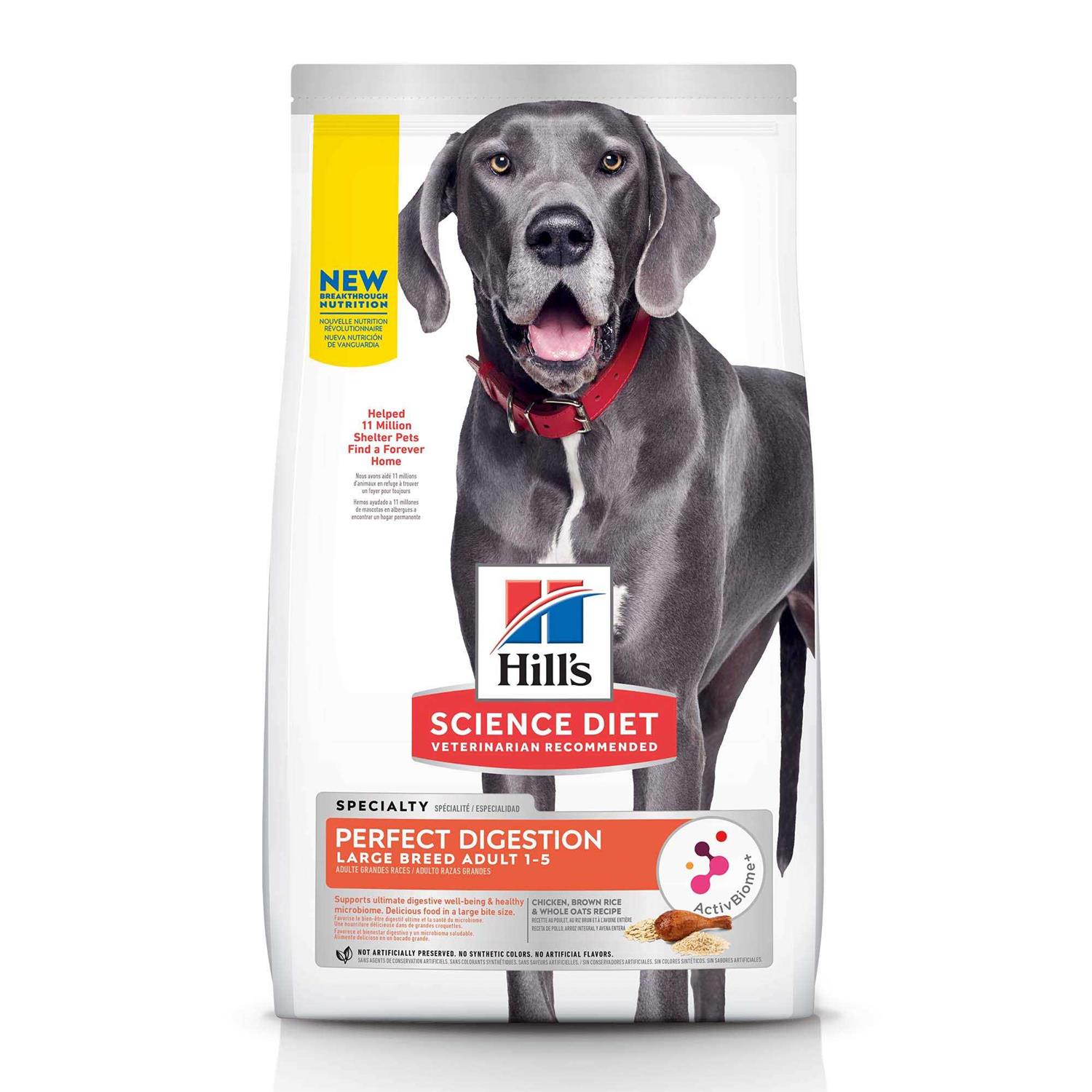 Hill’s Science Diet Adult Large Breed Perfect Digestion Chicken Dry Dog Food - Healthber