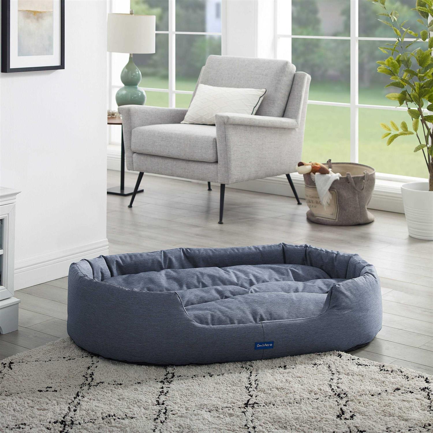 Sam’s Pets Missy Round Dog Bed - Healthber