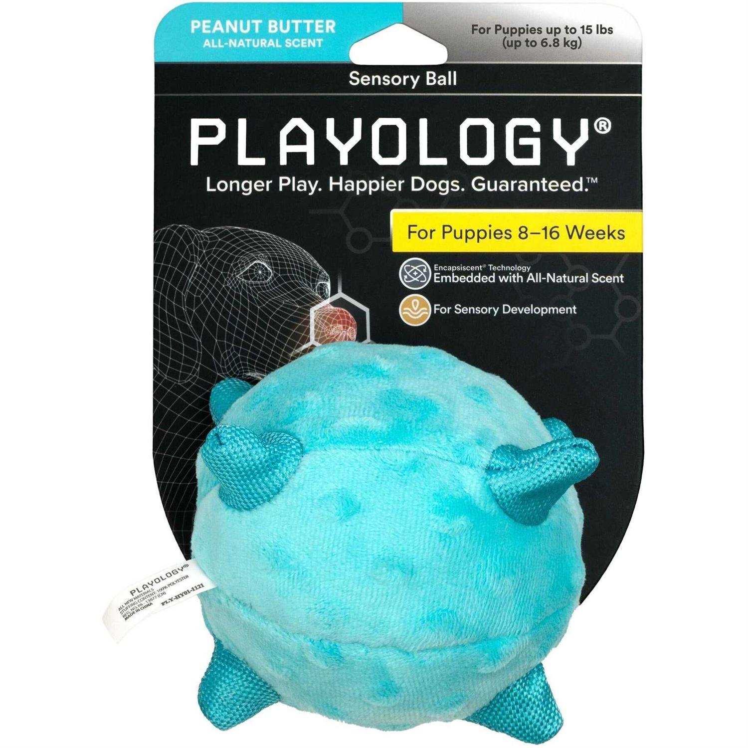 Playology Puppy Sensory Ball Dog Toy - Healthber