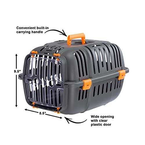 Ferplast Jet Pet Carrier Value Dog Carrier Suitable for XS Dog Breeds & Small Cats - Healthber