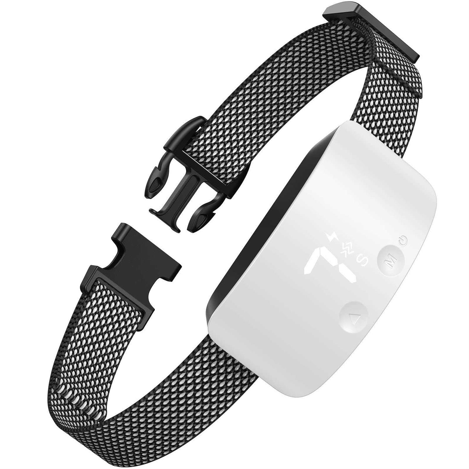 NBJU Bark Collar for Dogs,Rechargeable Anti Barking Training Collar with 7 Adjustable Sensitivity and Intensity Beep Vibration for Small Medium - Healthber