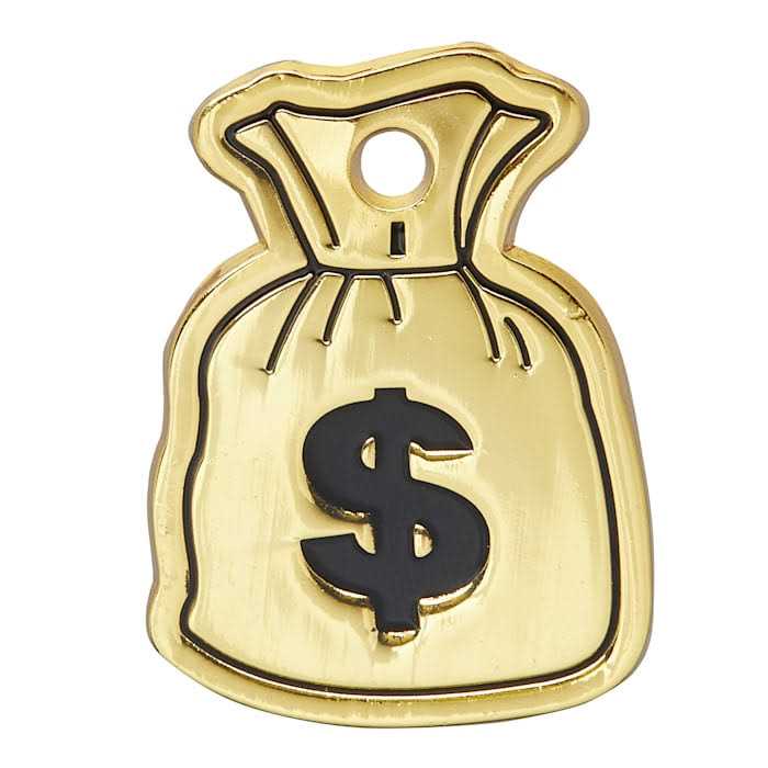 Trill Paws Money Bag Pet ID Tag - Healthber