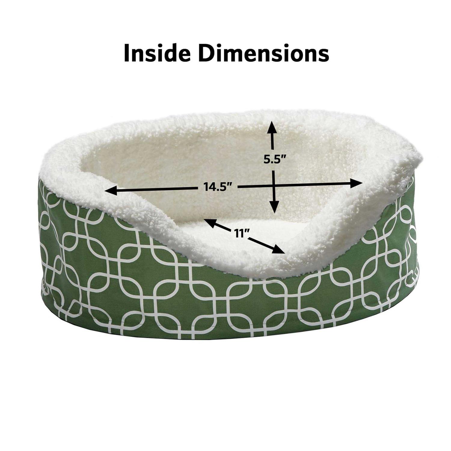 Quiet Time Teflon Nesting Dog Pet Bed - Healthber