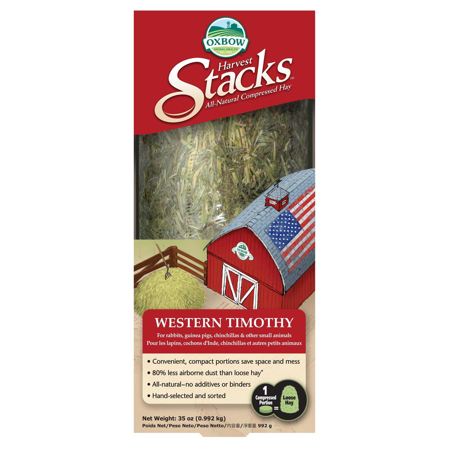 Oxbow Harvest Stacks Western Timothy Hay - Healthber