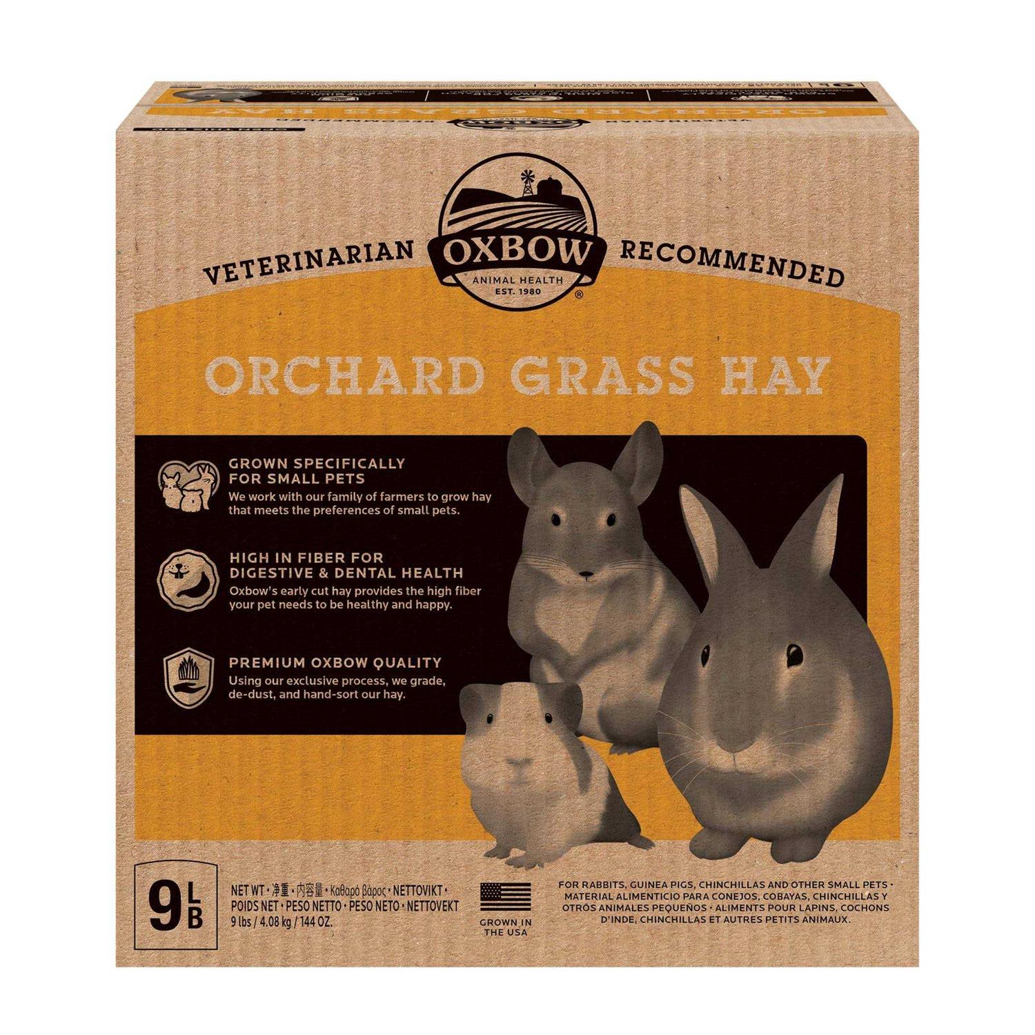Oxbow Orchard Grass Small Animal Hay - Healthber
