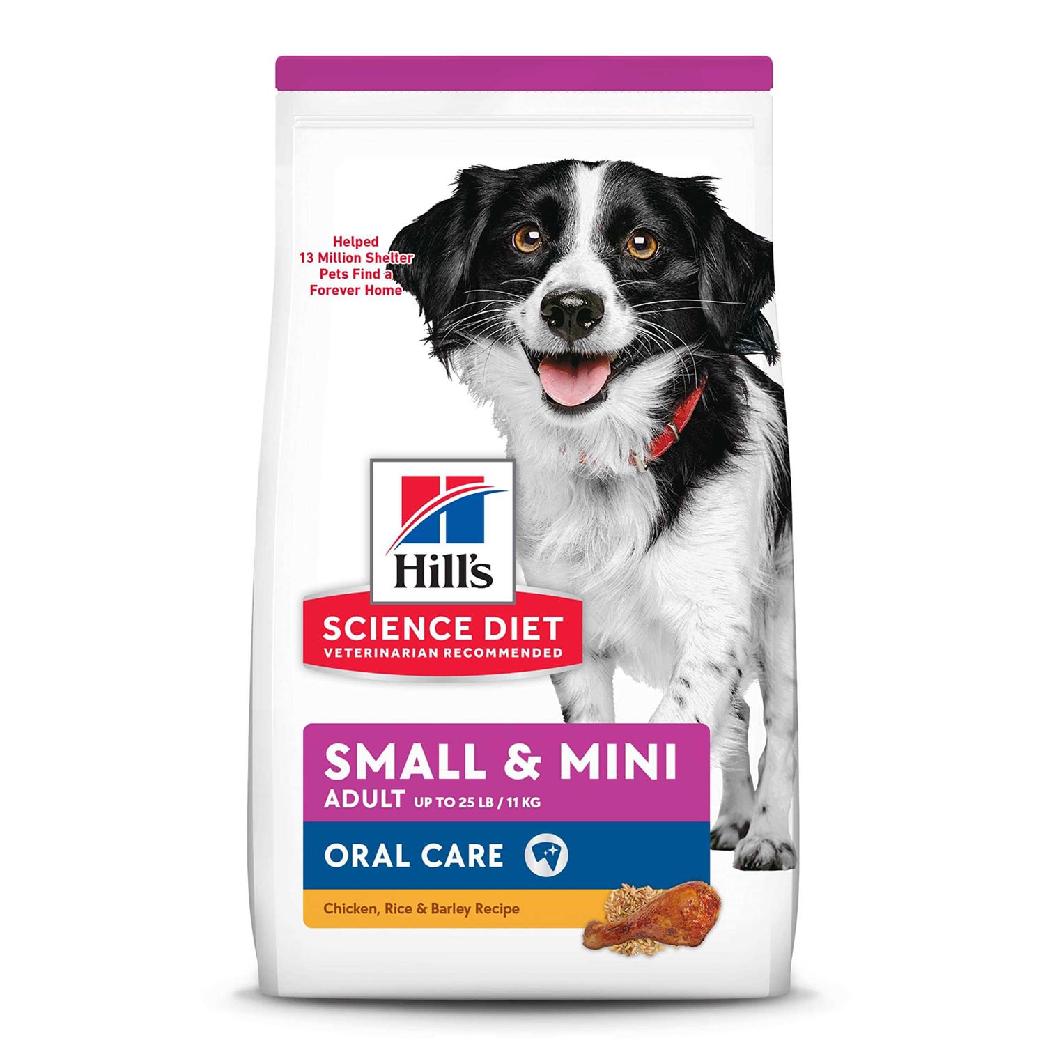 Hill’s Science Diet Adult Oral Care Small & Mini Chicken Recipe Dry Dog Food - Healthber