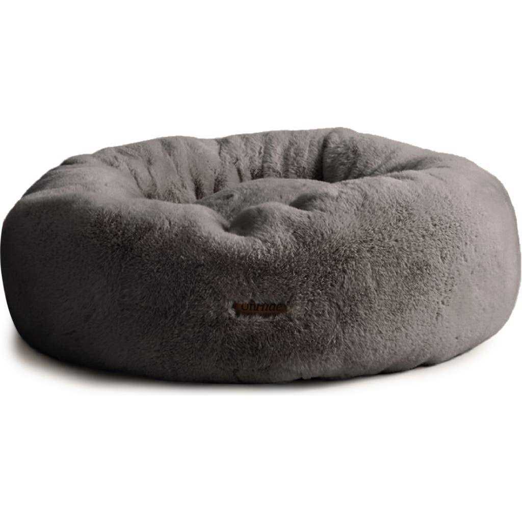 UnHide Floof Pet Bed Extra Soft Dog Bed Removable Faux Fur Cover - Healthber