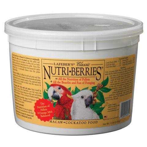 Lafeber Classic Nutri-Berries Macaw & Cockatoo Food - Healthber