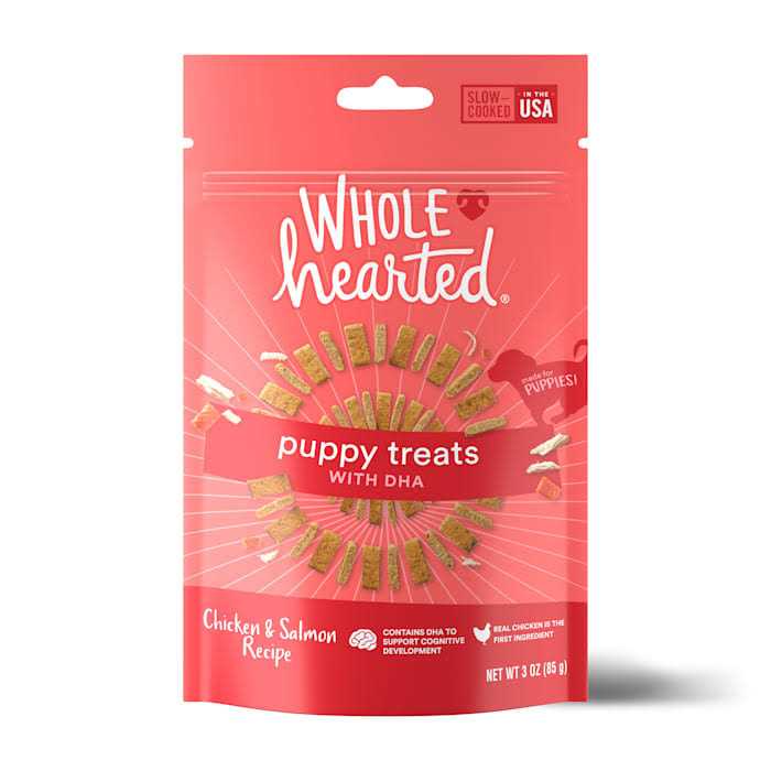 WholeHearted Chicken & Salmon Recipe Puppy Treats with Dha - Healthber