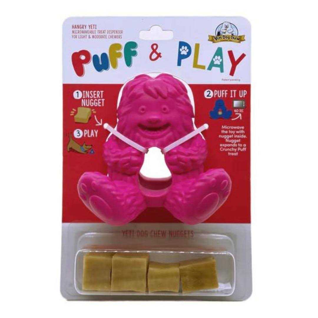 Yeti Dog Puff & Play Toy - Healthber