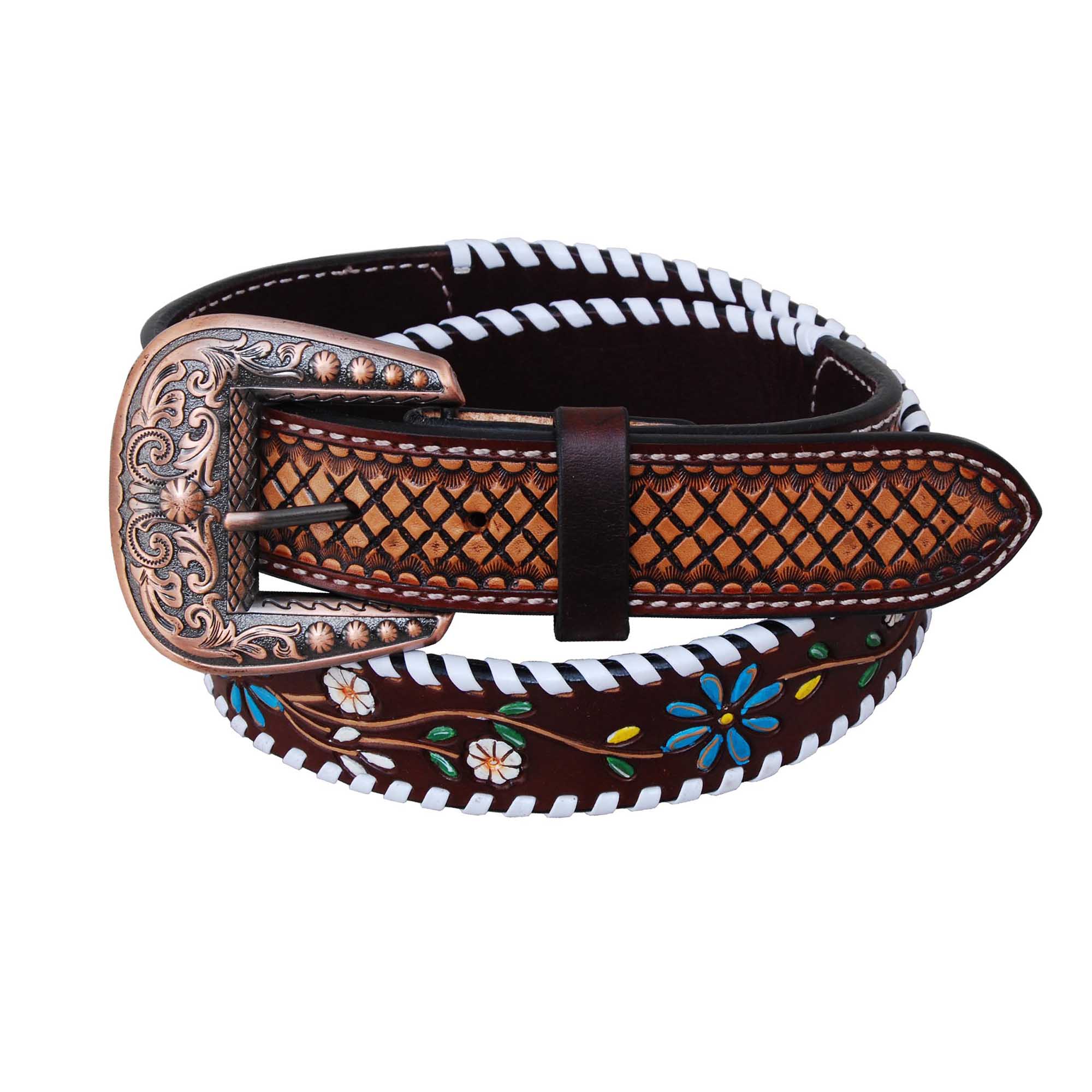 Rafter T Floral Vine Belt - Healthber
