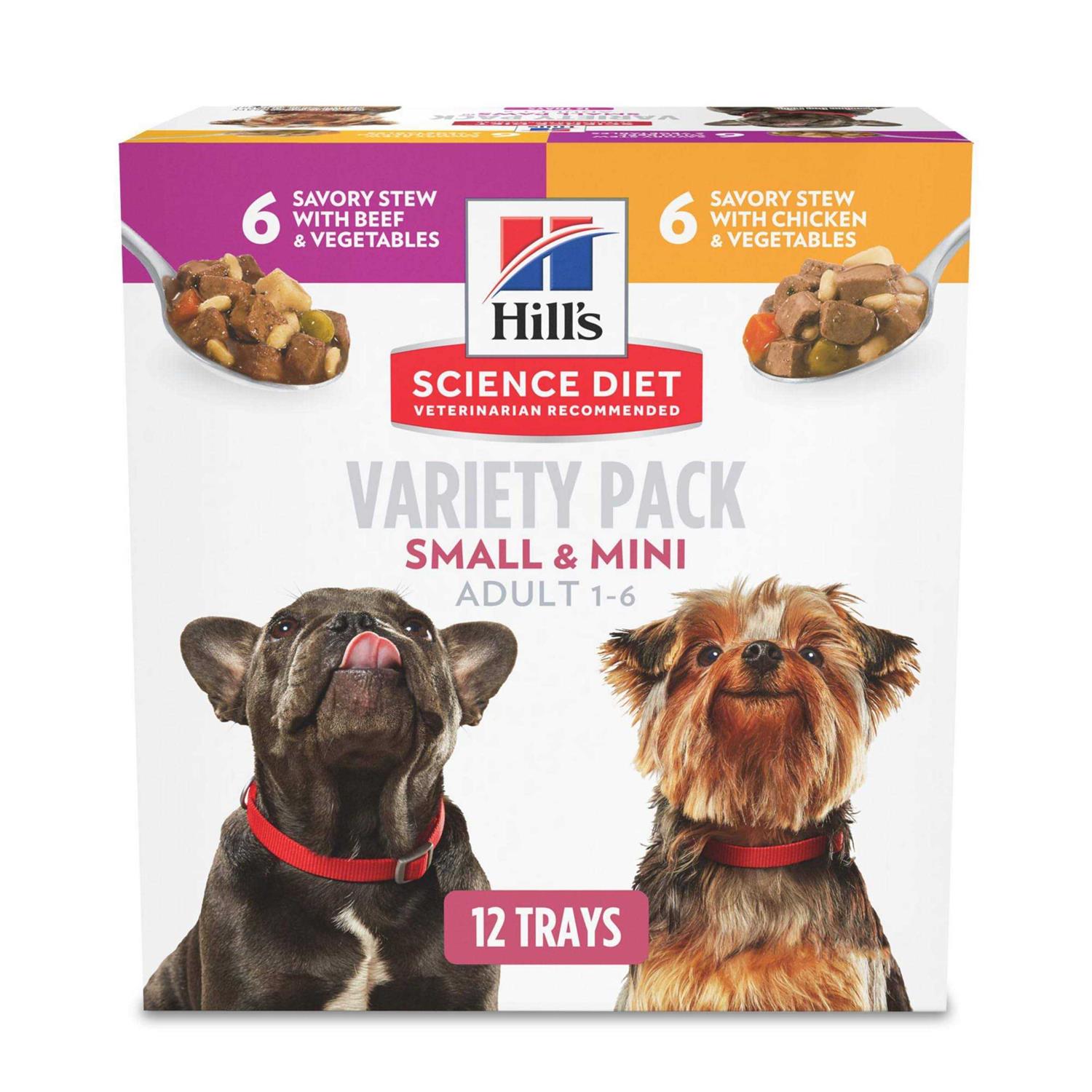 Hill’s Science Diet Adult Small Paws Wet Dog Food Variety Pack - Healthber