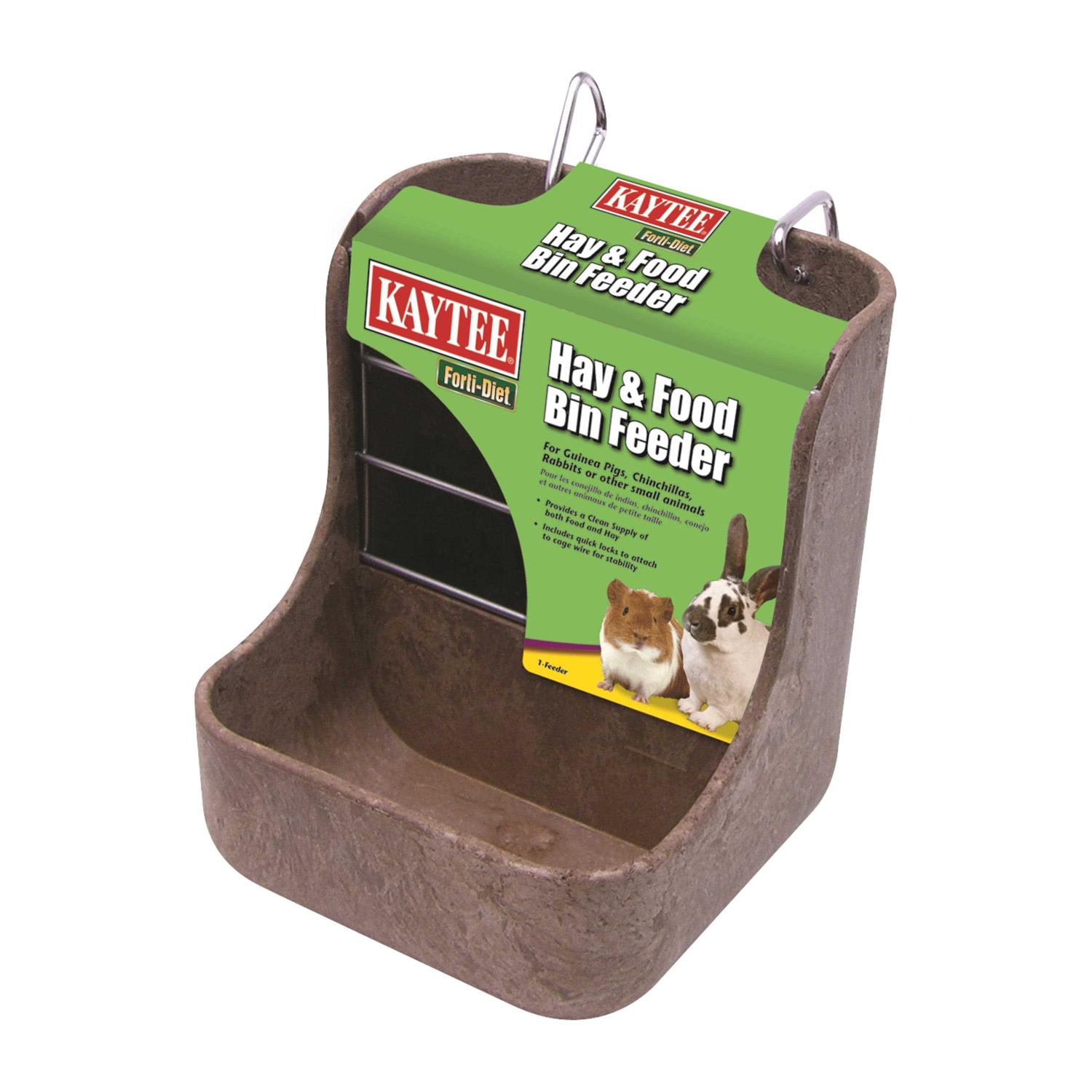 Kaytee Forti-Diet Hay & Food Feeder - Healthber