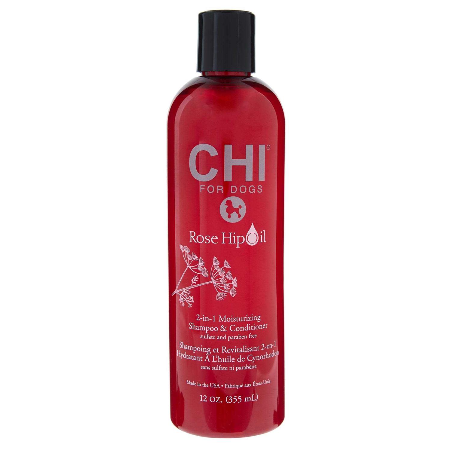 CHI Rose Hip Oil 2-in-1 Dog Shampoo - Healthber