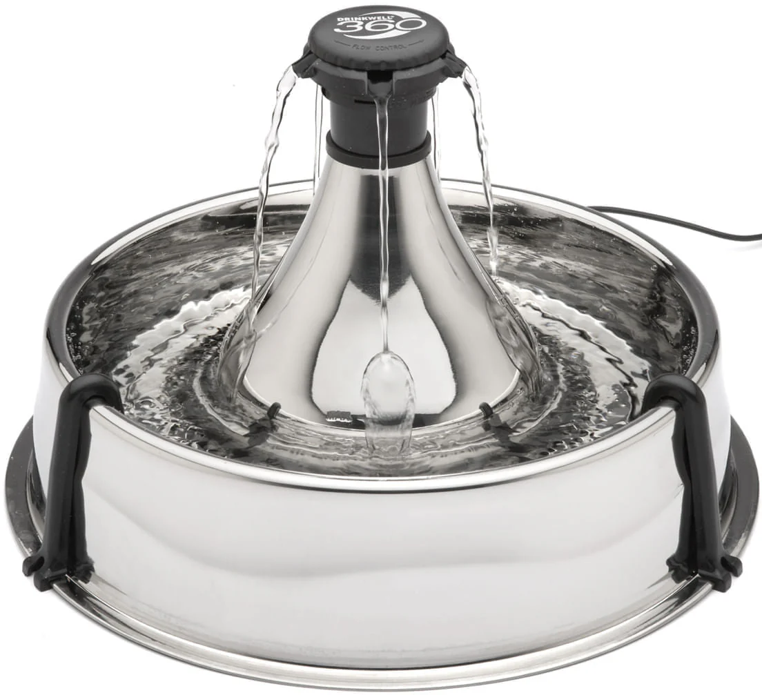 Drinkwell 360 Stainless Pet Fountain (& Replacement Filters) - Healthber