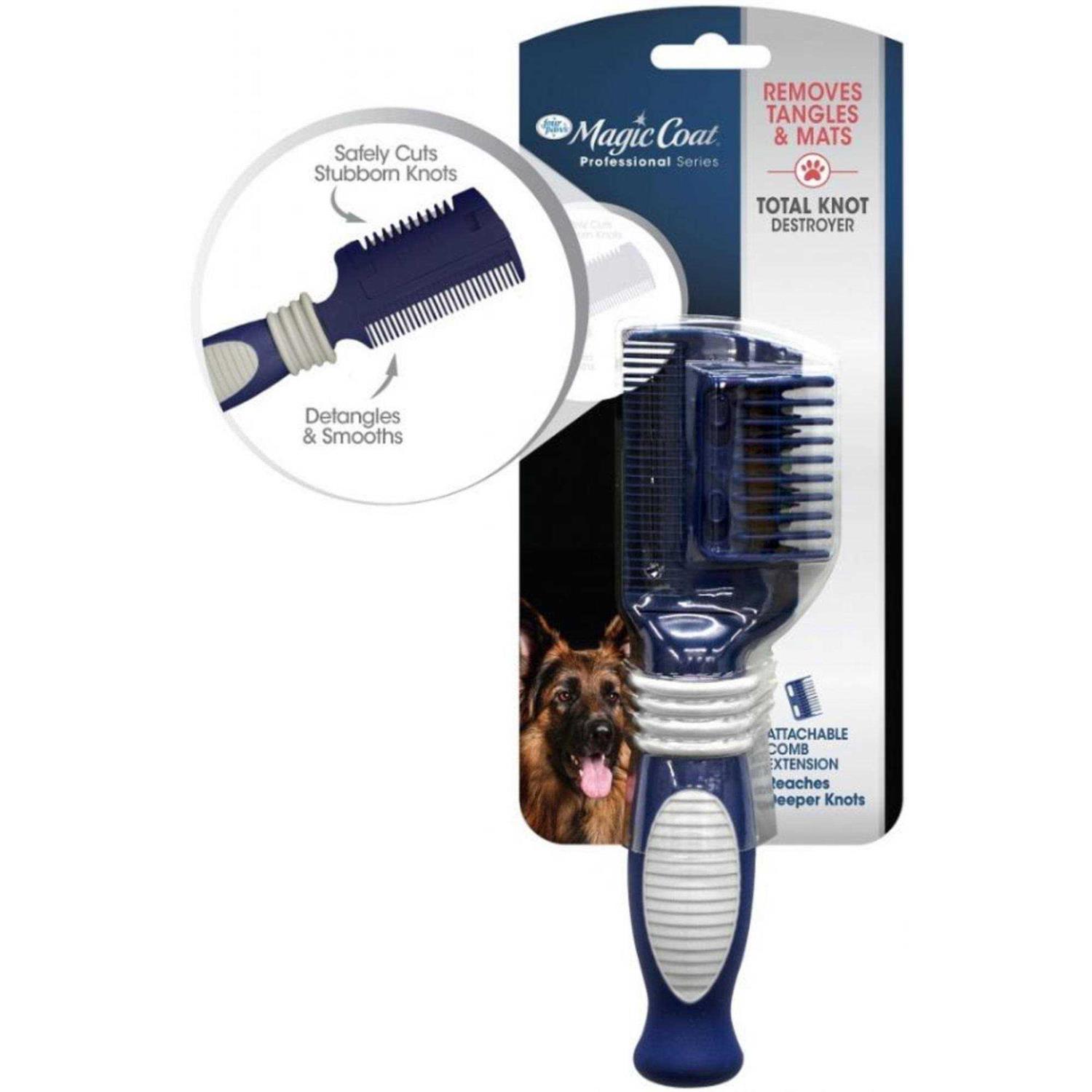 Magic Coat Professional Series Total Knot Destroyer Dog Knot Comb - Healthber