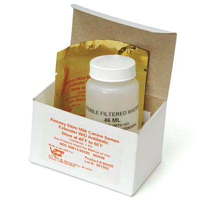 Kenney Skim Milk Canine Semen Extender Kit - Healthber