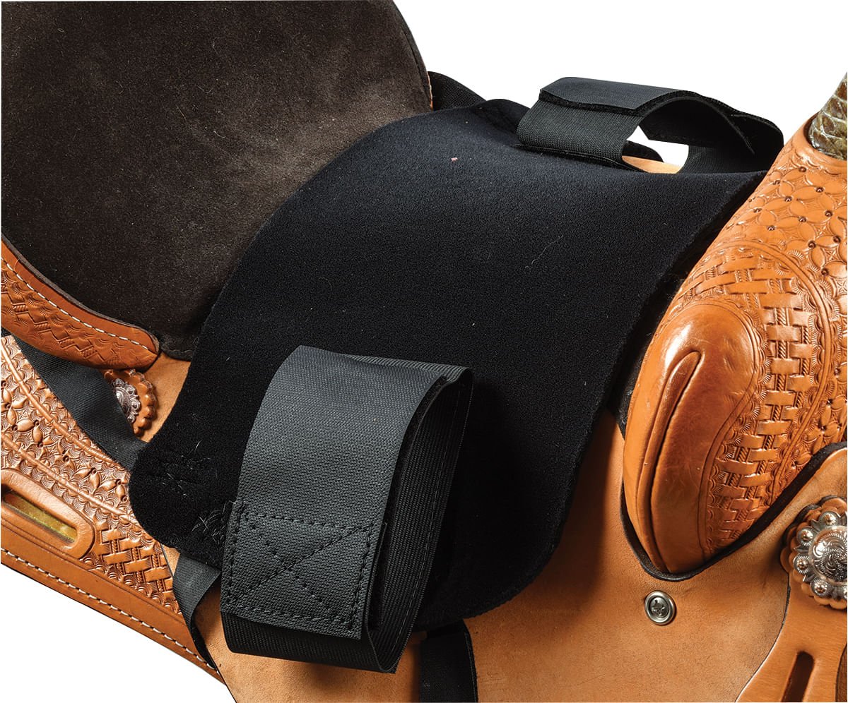 Supreme Sure Grip Saddle Seat, Black - Healthber