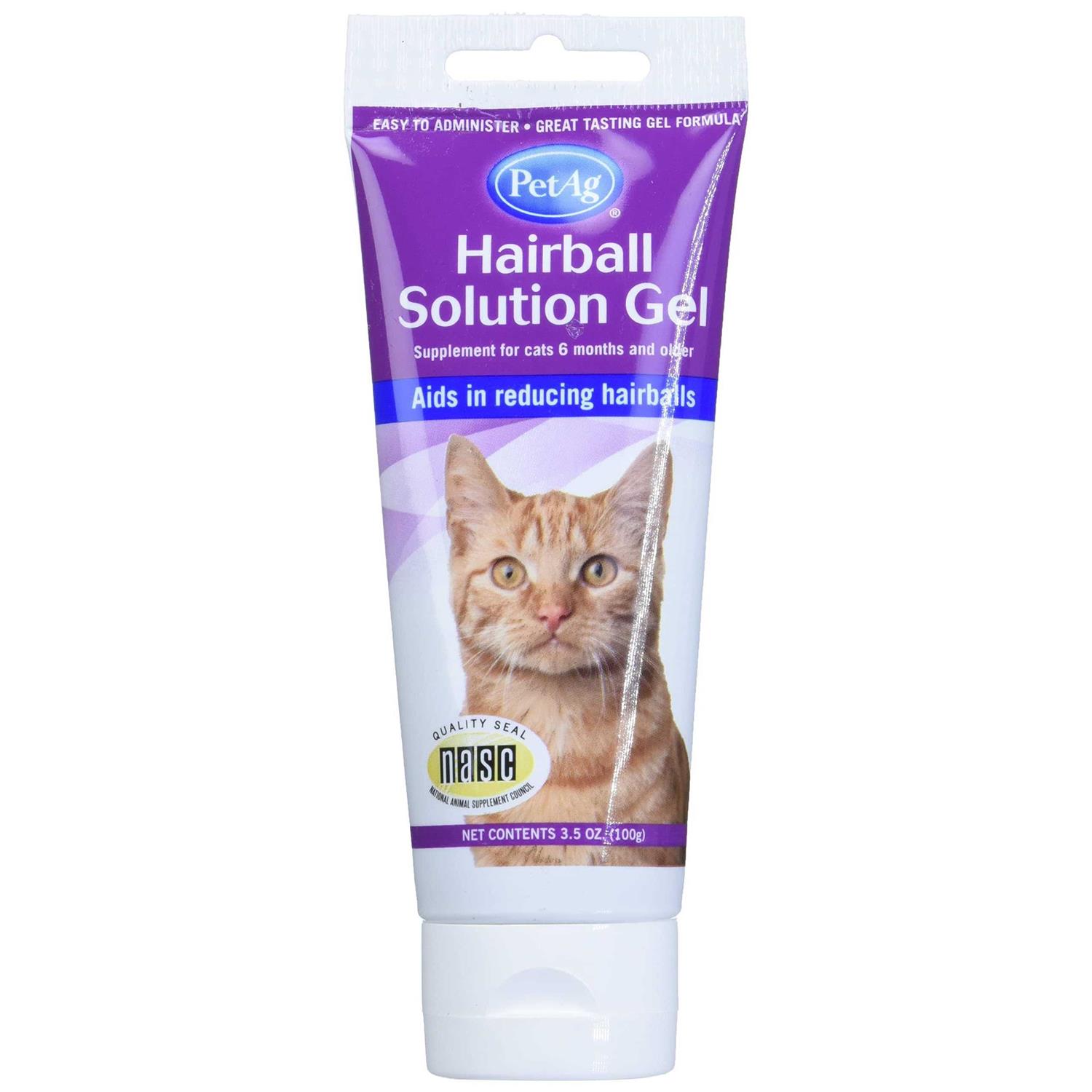 PetAg Hairball Solution Gel for Cats - Healthber