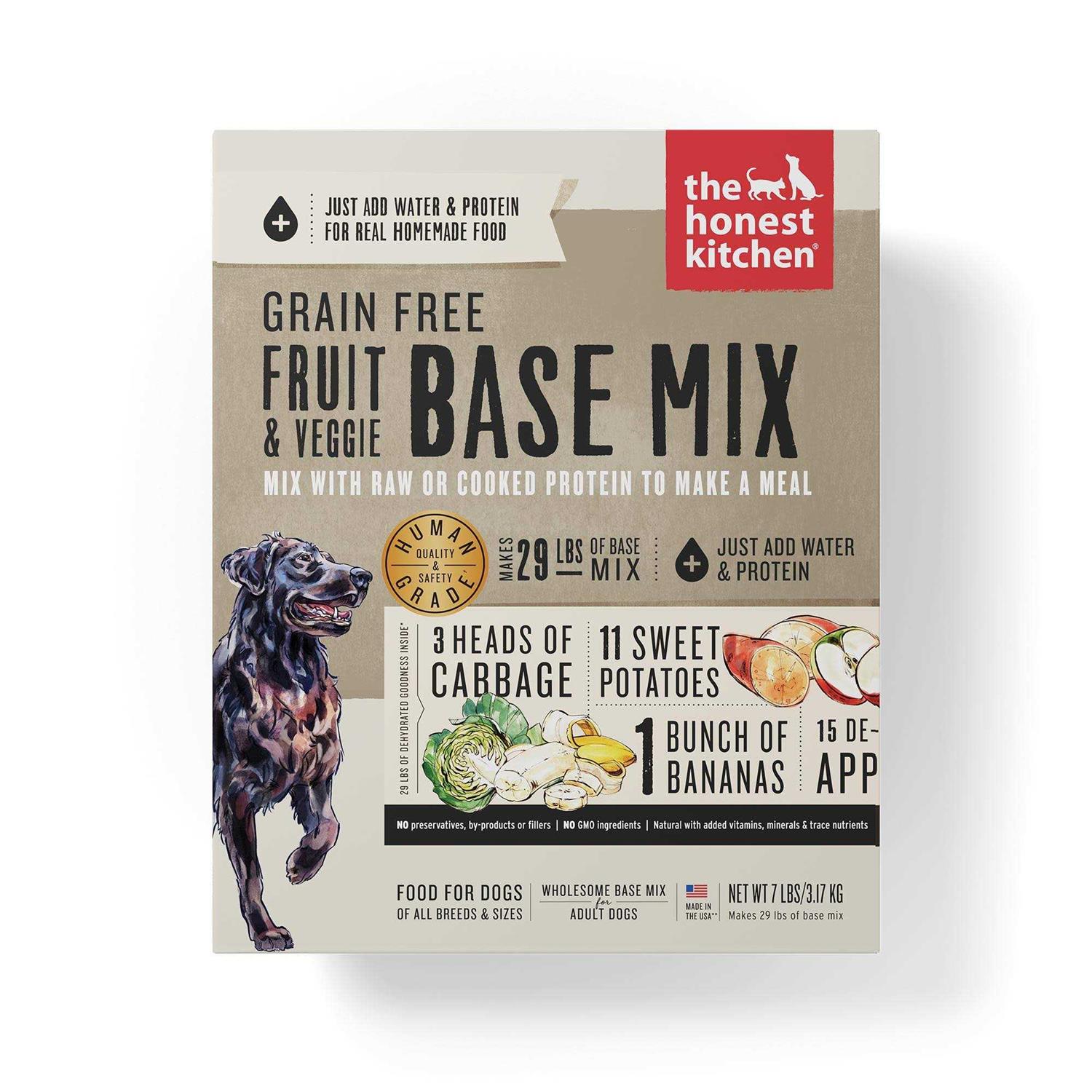 The Honest Kitchen Dehydrated Grain Free Fruit & Veggie Base Mix Dog Food - Healthber