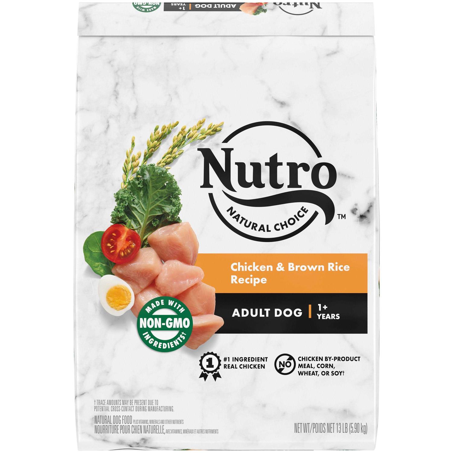 Nutro Natural Choice Adult Chicken & Brown Rice Dry Dog Food - Healthber