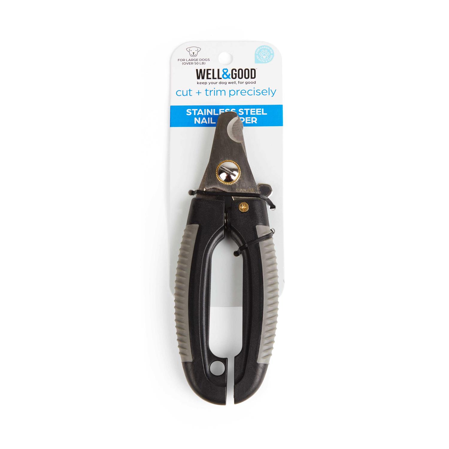 Well & Good Stainless Steel Nail Clippers for Large Dogs - Healthber