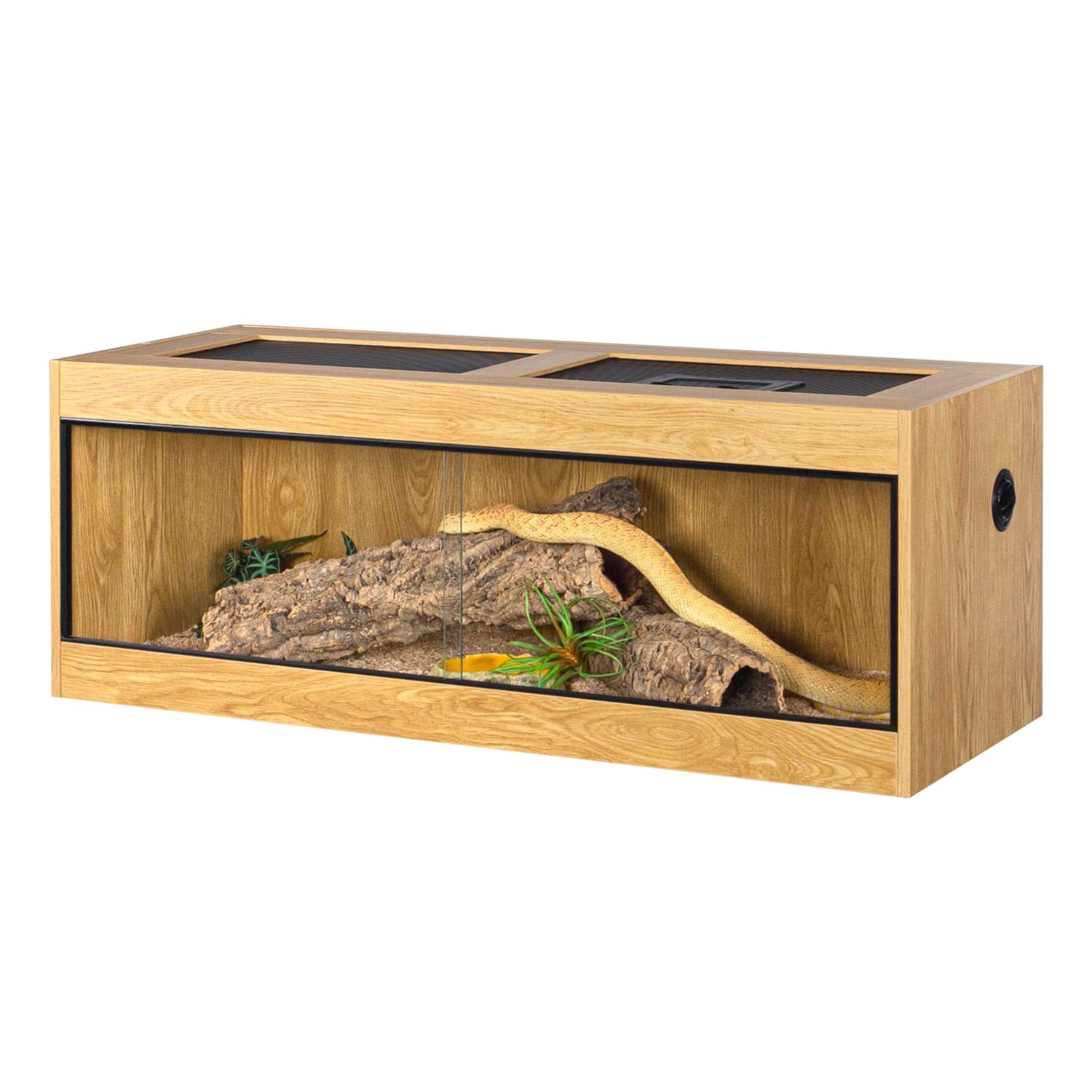 Reptizoo 64 Gallon Wooden Terrarium CN124512A - Healthber