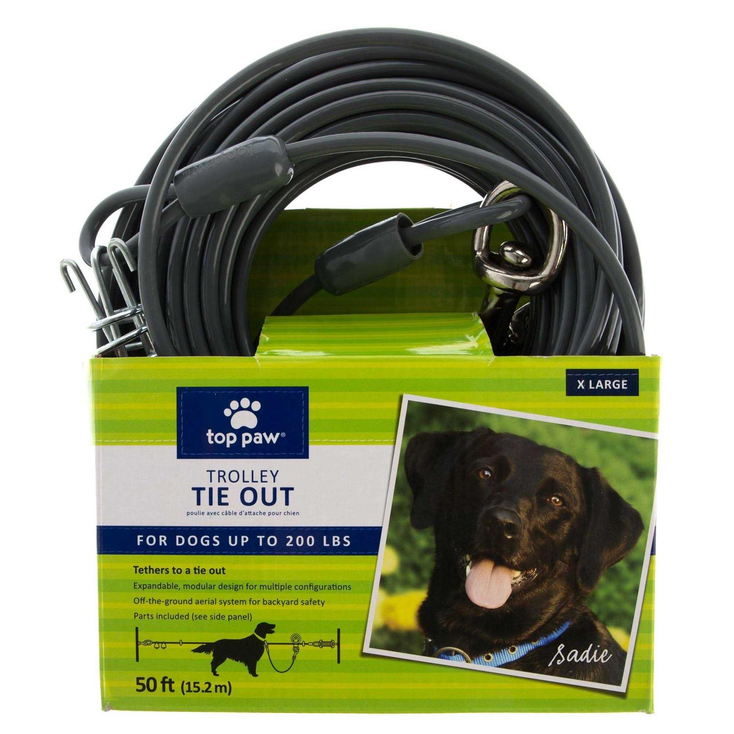 Top Paw Trolley Dog Tie Out - Healthber