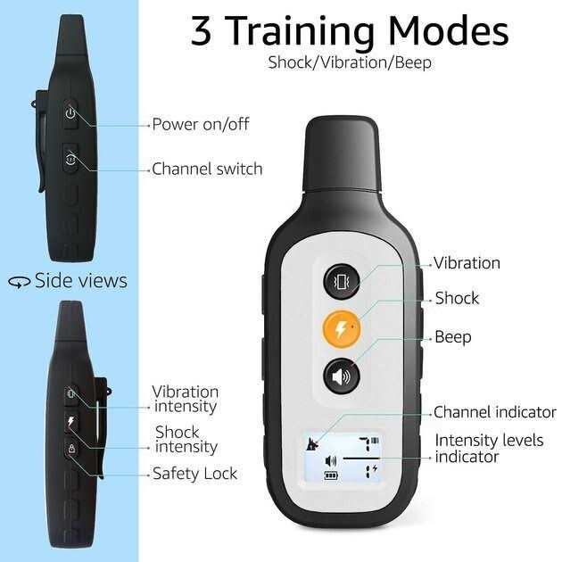 PetSpy Xpro-3 1/2 Mile Waterproof Remote Dog Training Collar - Healthber