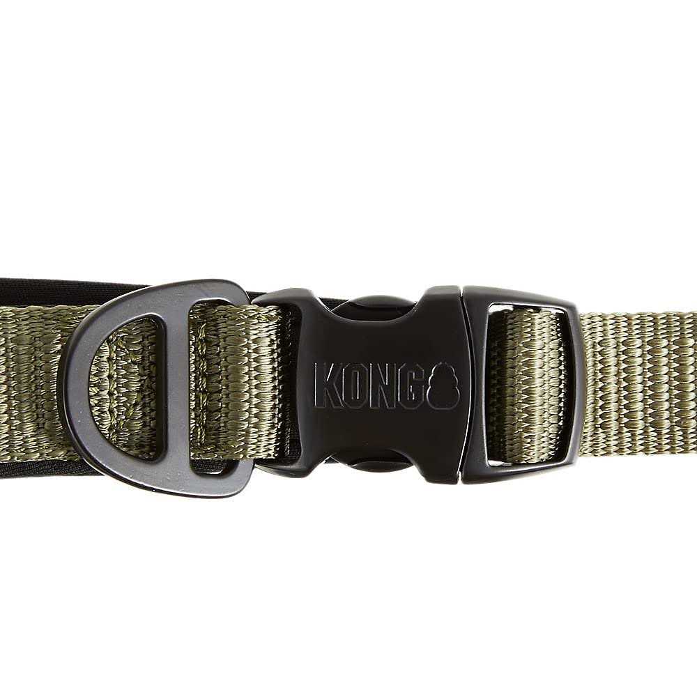 KONG Shock Absorbing Hands-Free Dog Leash 6-ft long in Green - Healthber