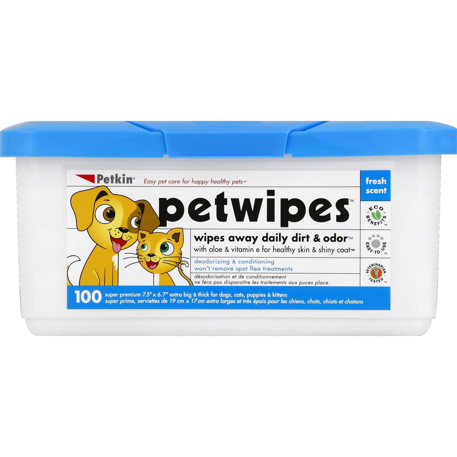 Petkin Pet Wipes - Healthber
