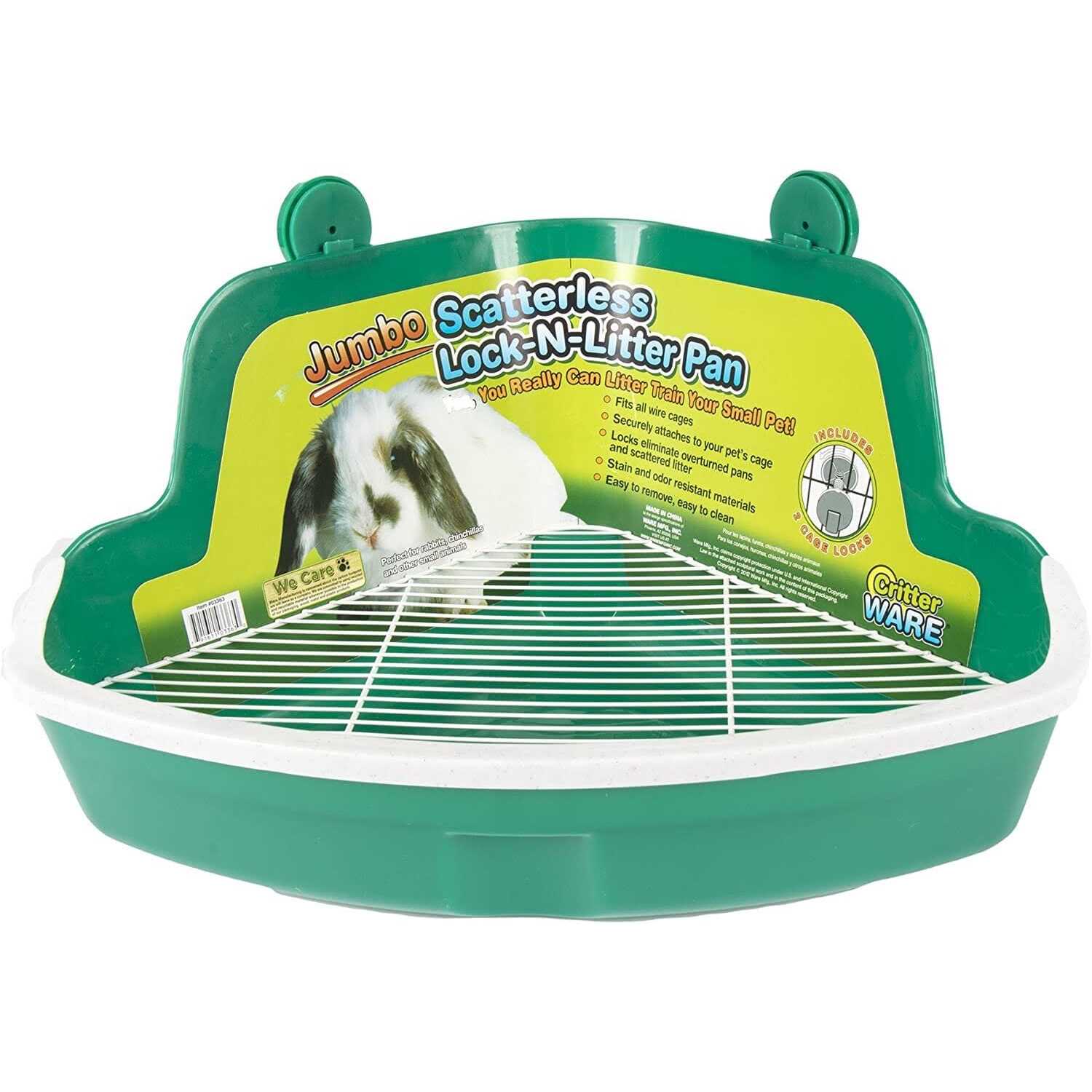 Ware Scatterless Lock-N-Litter Pan - Healthber