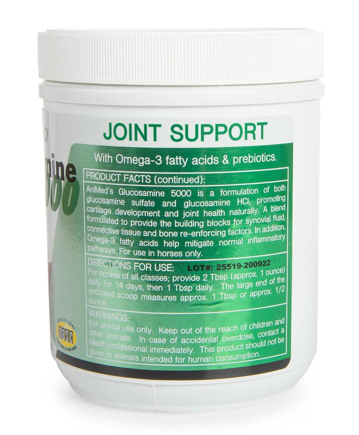 Glucosamine 5000 Equine Joint Supplement - Healthber