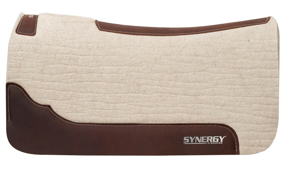 Synergy Steam Pressed 100% Merino Wool Felt Performance Saddle Pad - Healthber