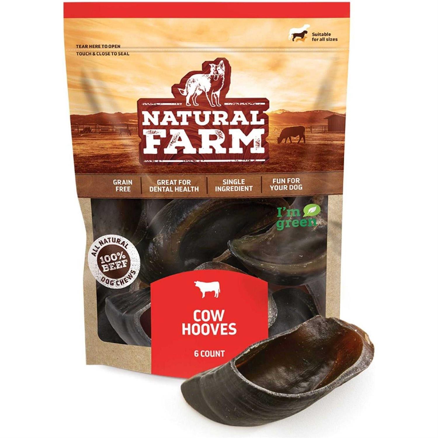 Natural Farm Cow Hooves Dog Treats - Healthber