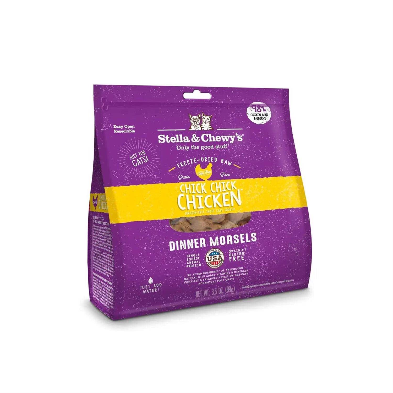 Stella & Chewy’s Chick Chick Chicken Dinner Freeze-Dried Cat Food - Healthber