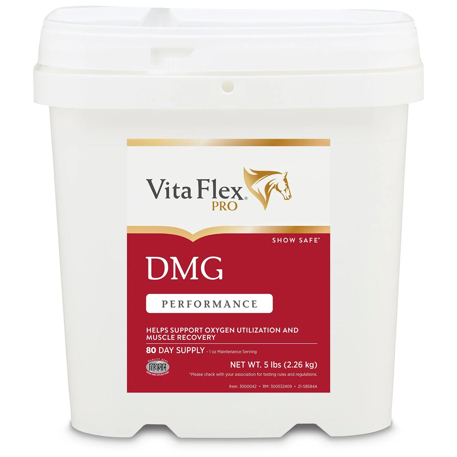 Vita Flex DMG 1500 Horse Supplement, 80 Day Supply - Healthber