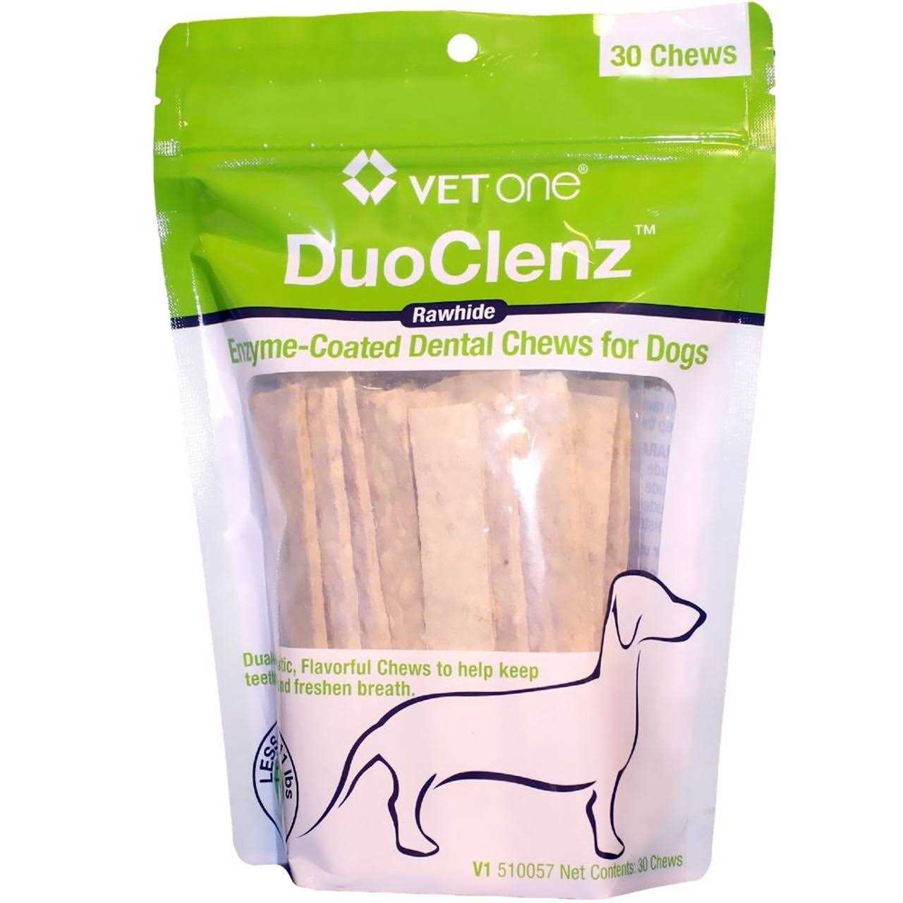 VetOne DuoClenz Enzyme-Coated Dental Chews - Healthber
