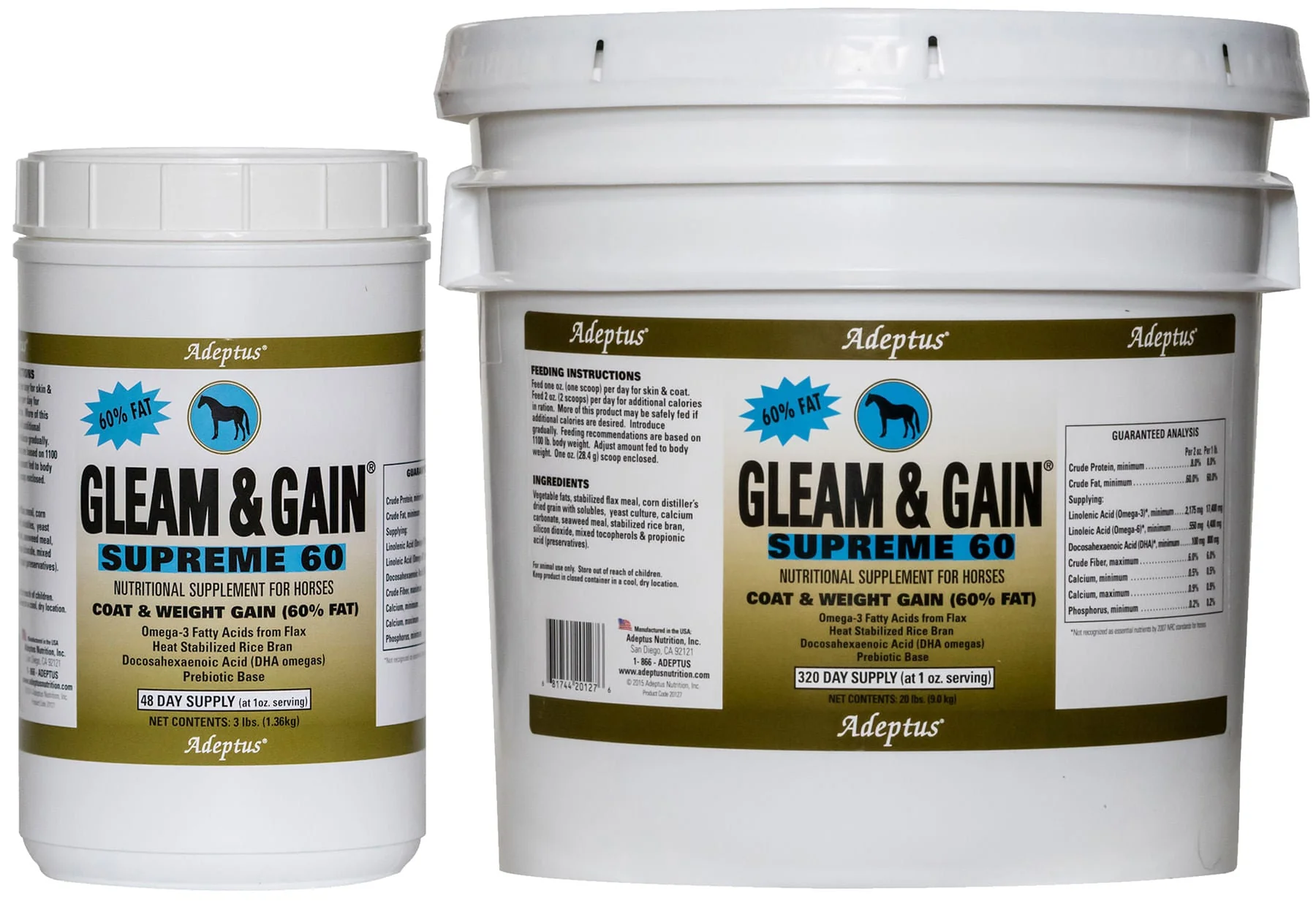 Gleam & Gain Supreme 60 - Healthber
